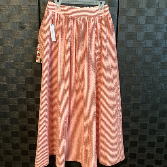 New women's 0 Maeve x Anthropologie Icon skort set Skirt + Shorts in tomato red - Picture 3 of 13